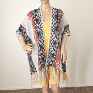 💕Patterned Cardigan Shawl💕